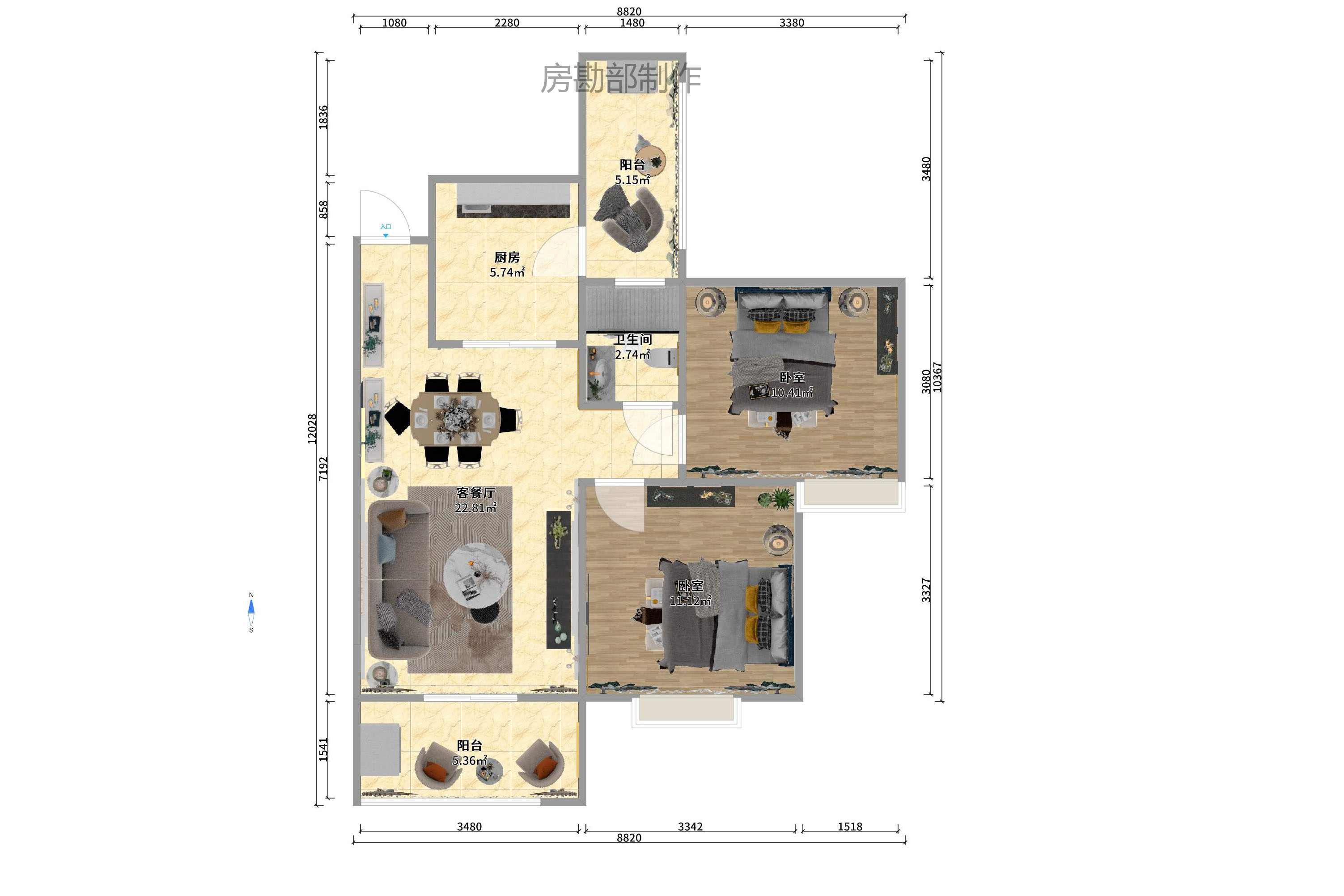 银港水晶城 2室2厅1卫 2200.0元/月 银港水晶城 2室2厅1卫 2200.0元/月户型图