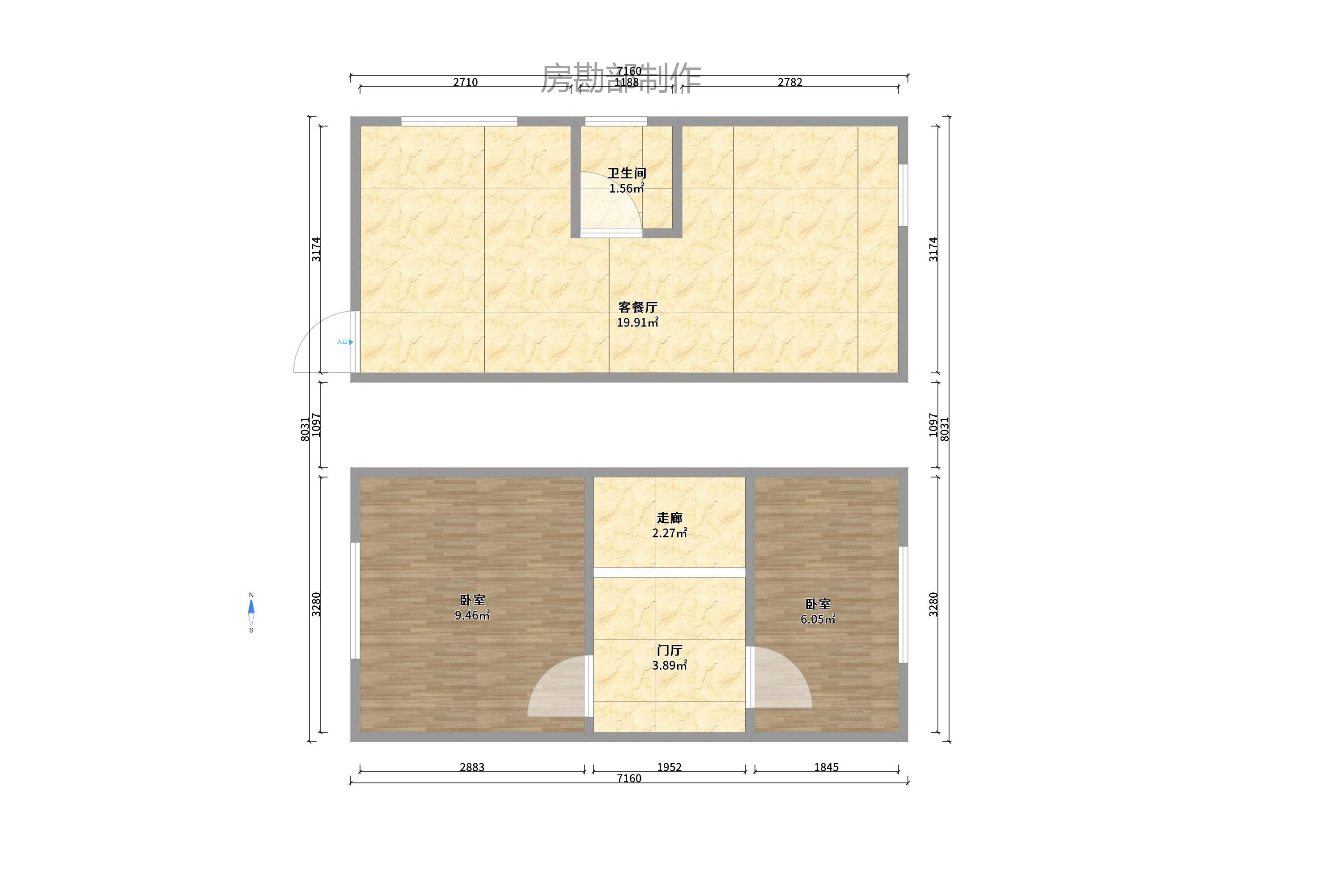 金色loft(鑫秋大厦) 1室0厅0卫 2000.0元/月 金色loft(鑫秋大厦) 1室0厅0卫 2000.0元/月户型图