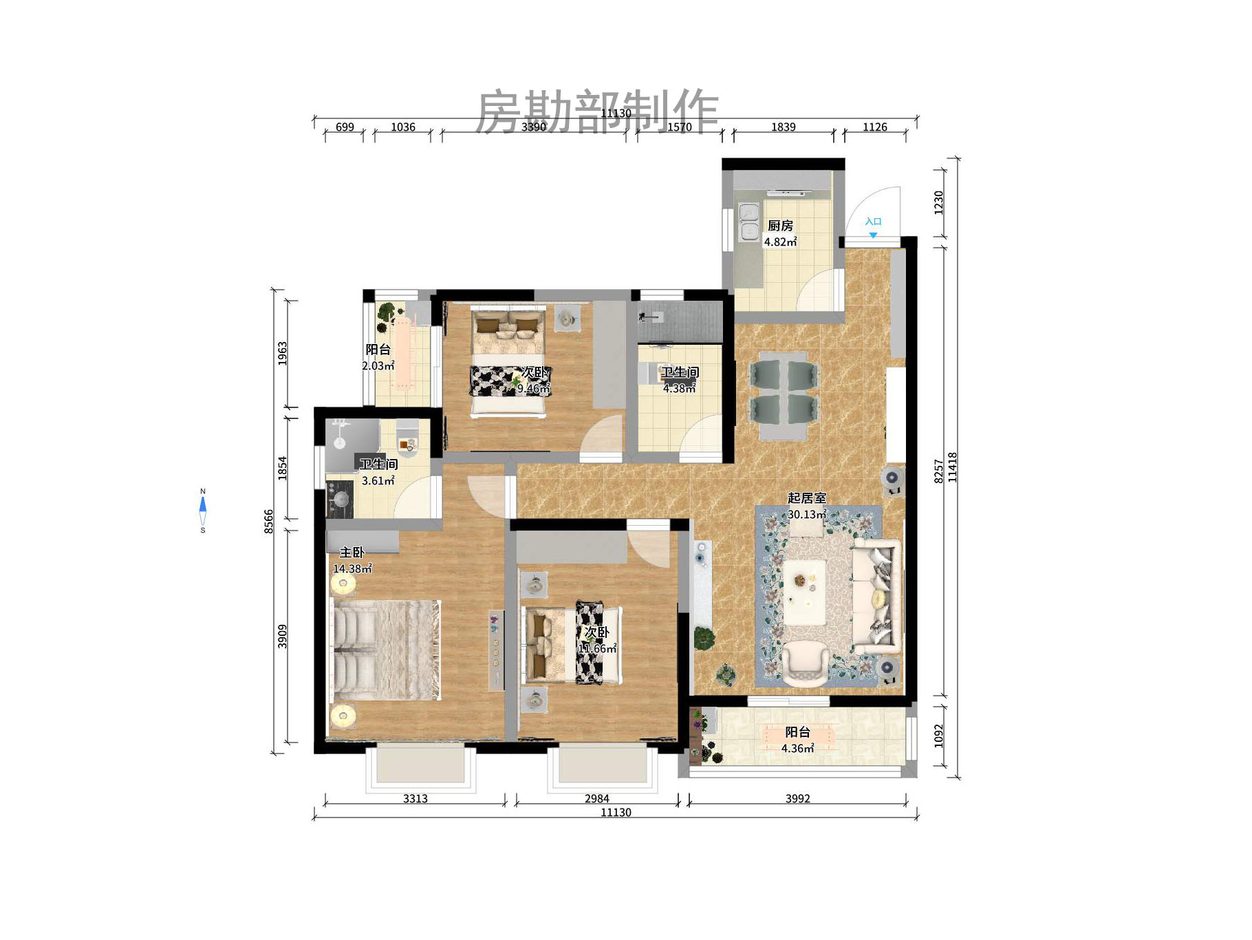 恒广国际景园一二区  1室1厅1卫    1000.0元/月 恒广国际景园一二区  1室1厅1卫    1000.0元/月户型图