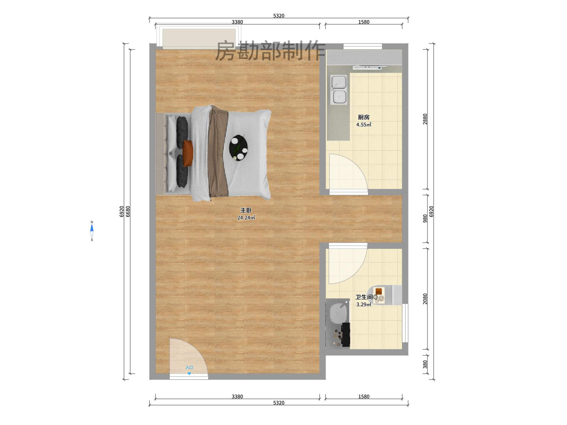 恒大江湾 2室2厅2卫 2600.0元/月 恒大江湾 2室2厅2卫 2600.0元/月户型图