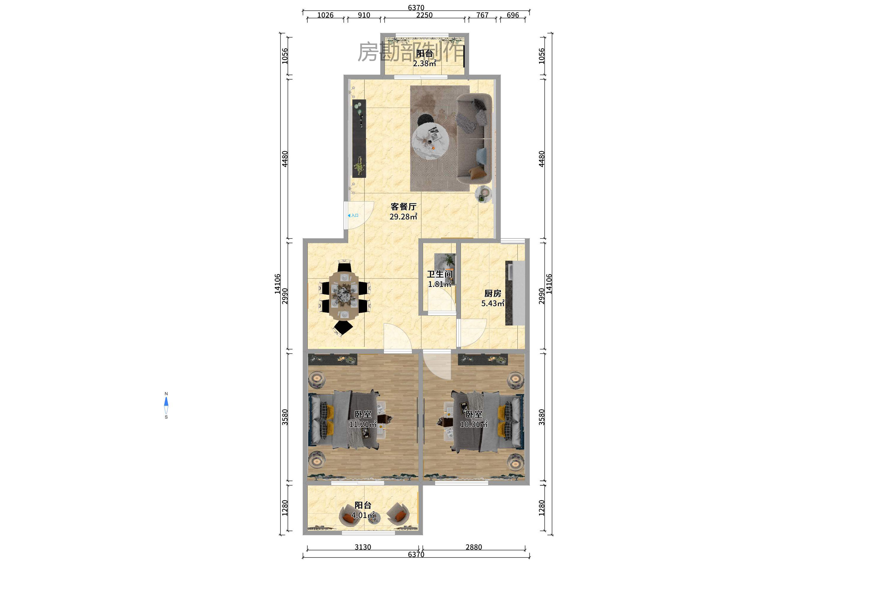 金帆小区 金帆小区室内图2