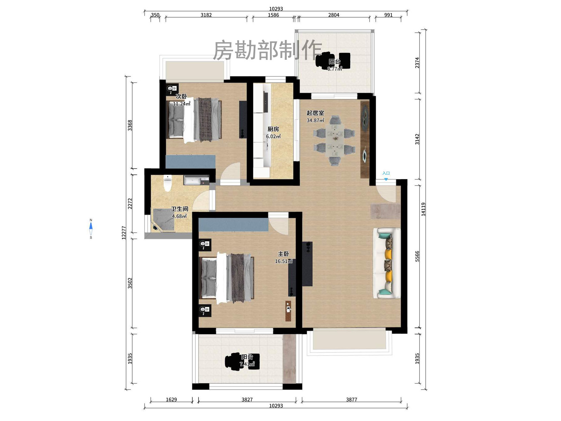 中建桂苑室內(nèi)圖2