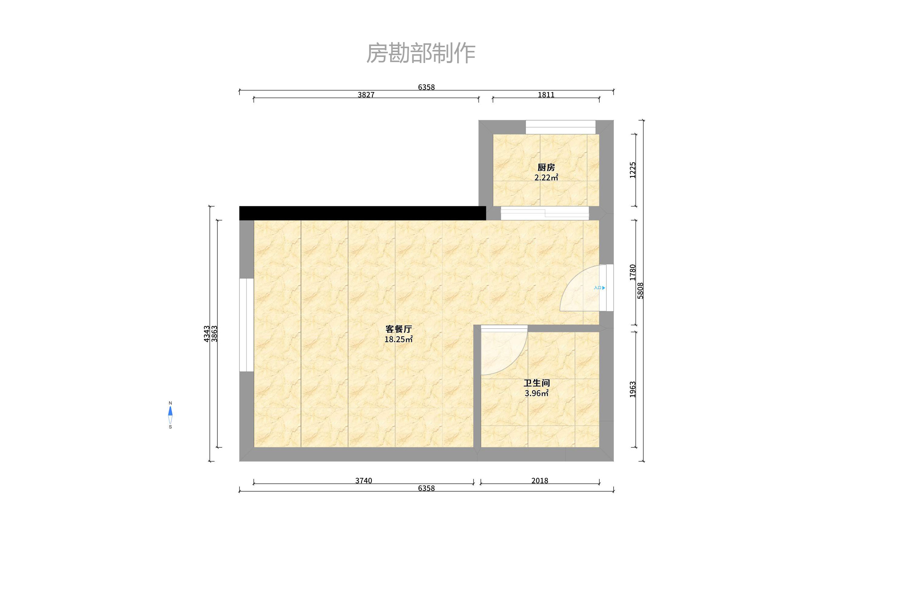 乐尚城 1室1厅1卫 1500.0元/月 乐尚城 1室1厅1卫 1500.0元/月户型图