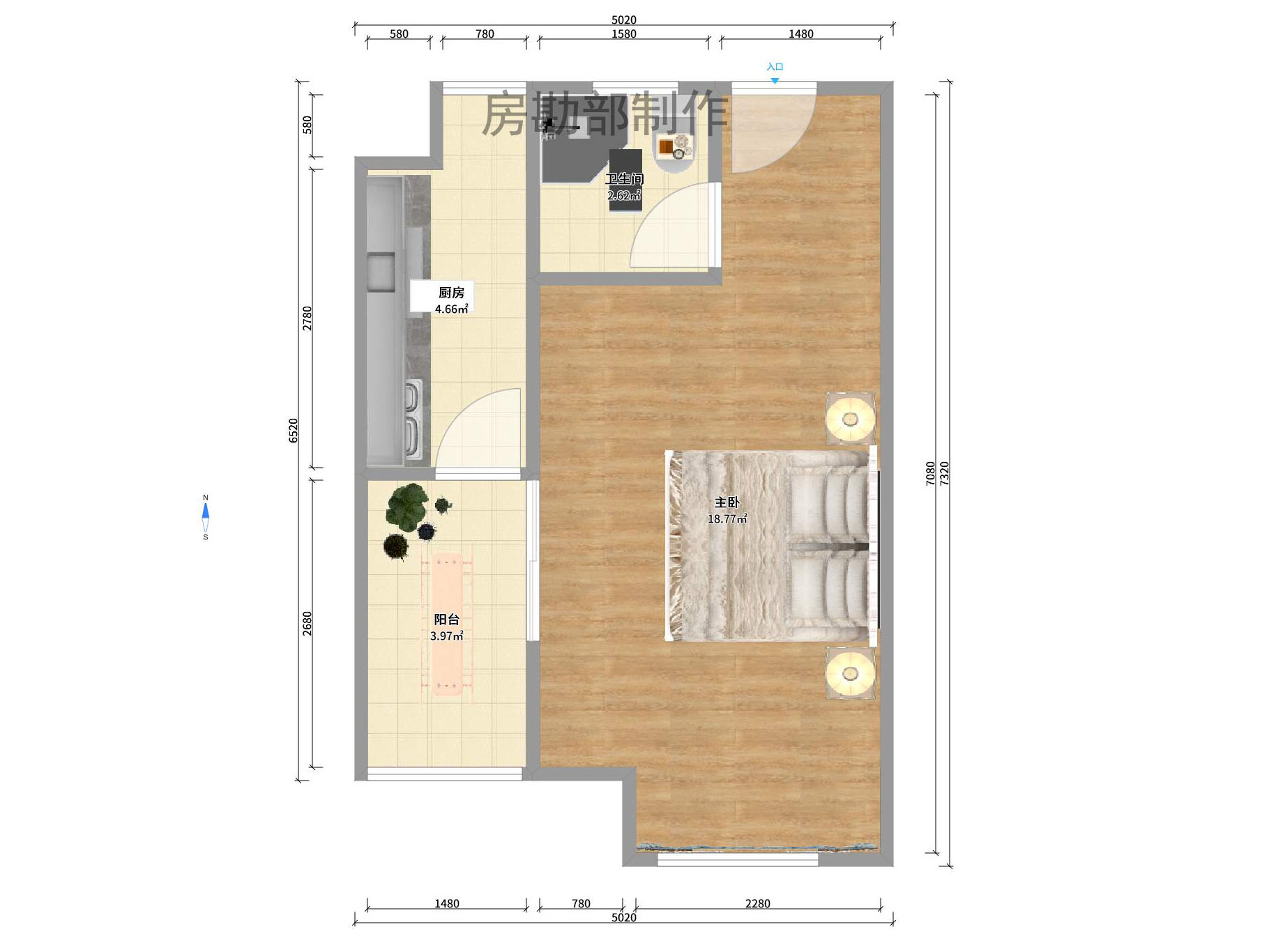 新青年公寓  1室1厅1卫    1800.0元/月 新青年公寓  1室1厅1卫    1800.0元/月户型图