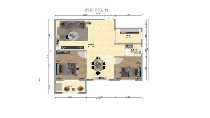 刘家冲公寓室内图2