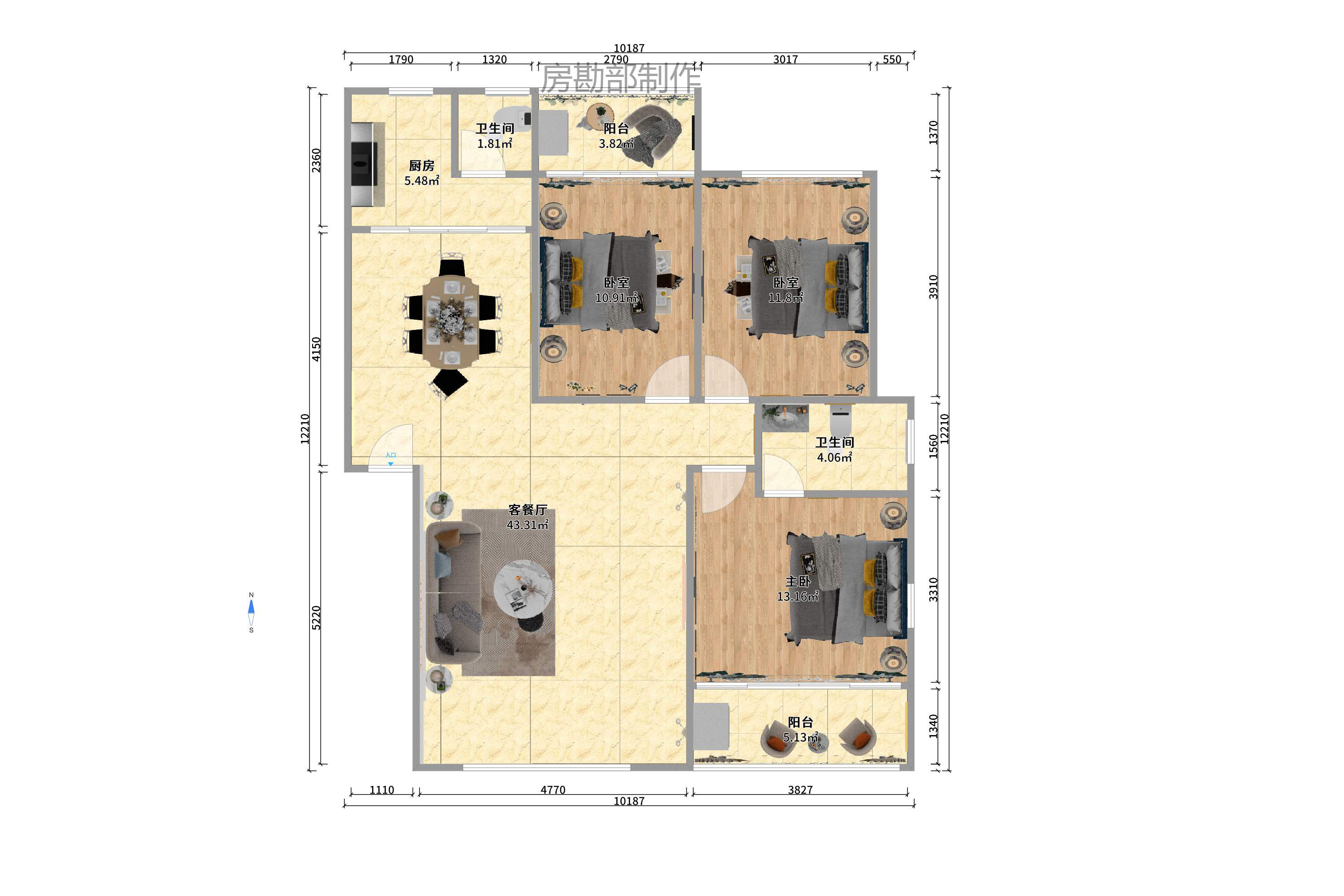省工商局宿舍 省工商局宿舍室内图2
