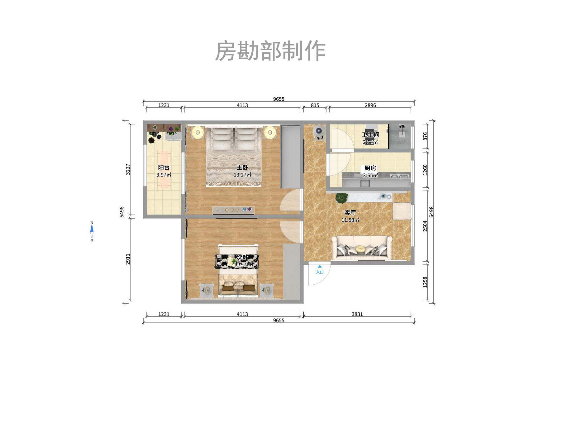 正圆小区（树木岭）室内图2