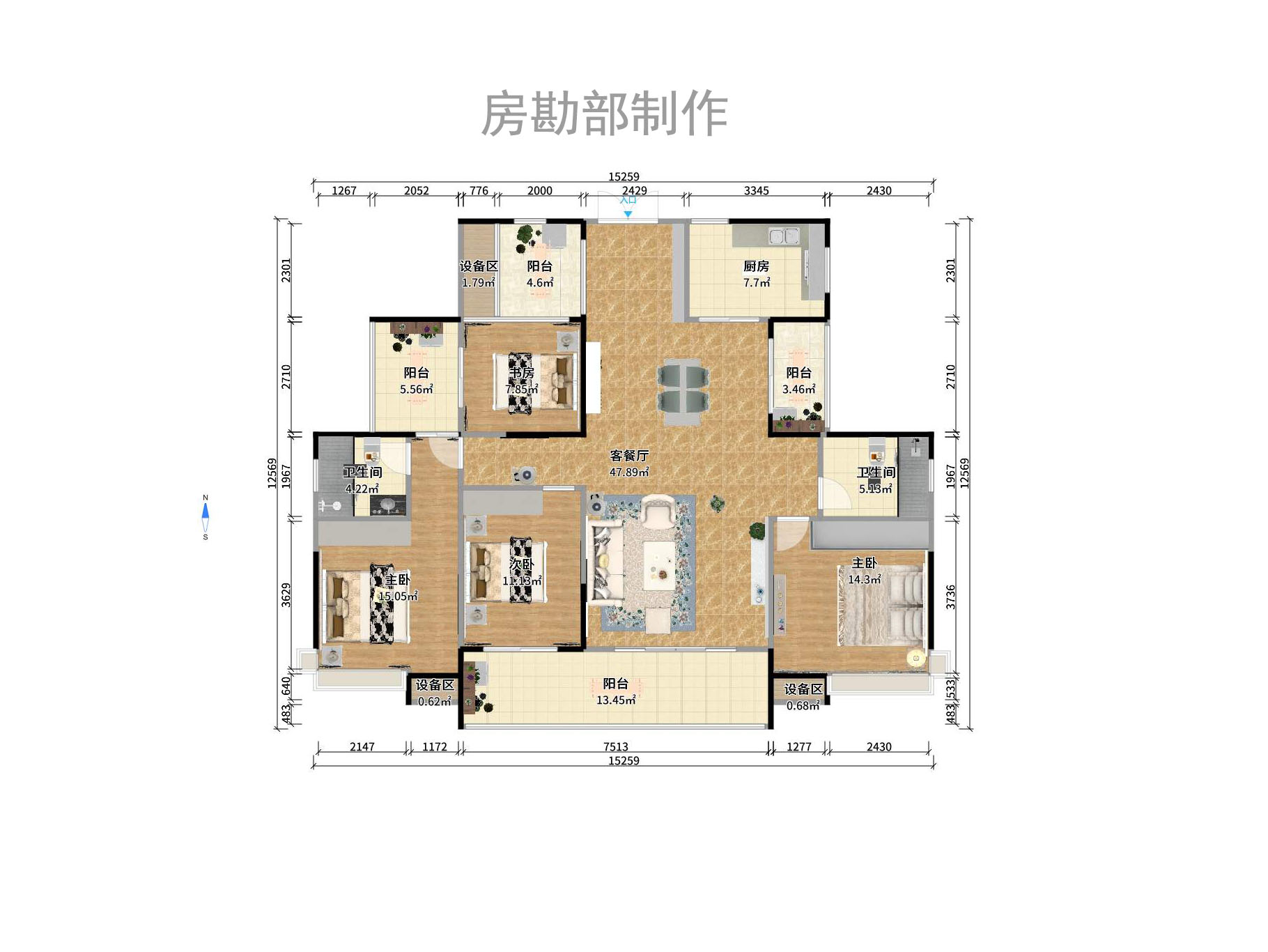 融科東南海室內(nèi)圖2
