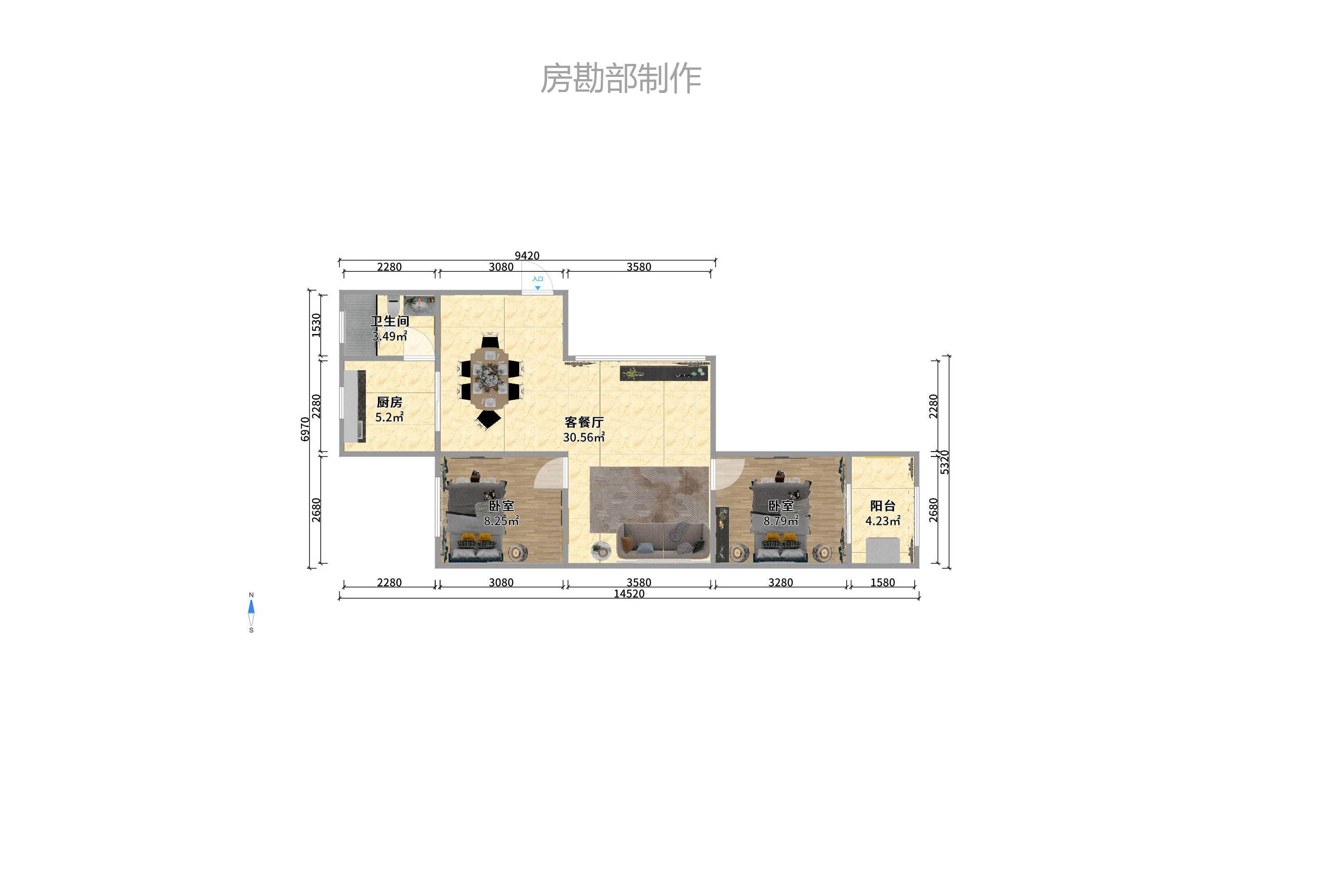 蒋家垅省建六公司宿舍 蒋家垅省建六公司宿舍室内图2