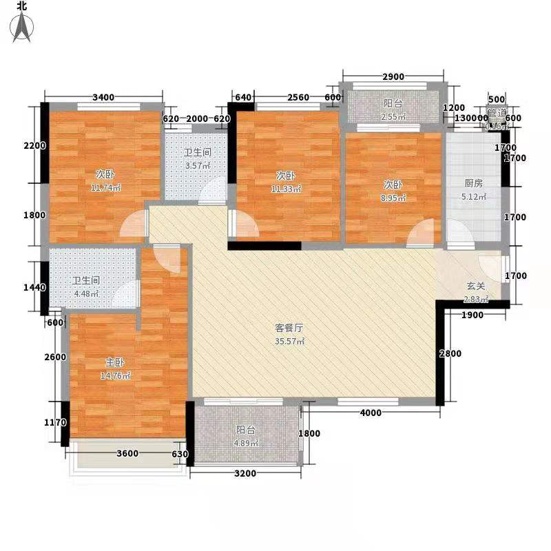 幸福里  3室2厅1卫   70.00万户型图