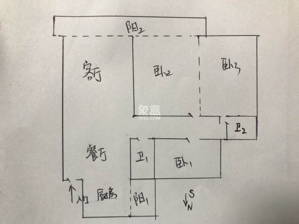 星达馨都 3室2厅2卫 73.8万 星达馨都 3室2厅2卫 73.8万户型图