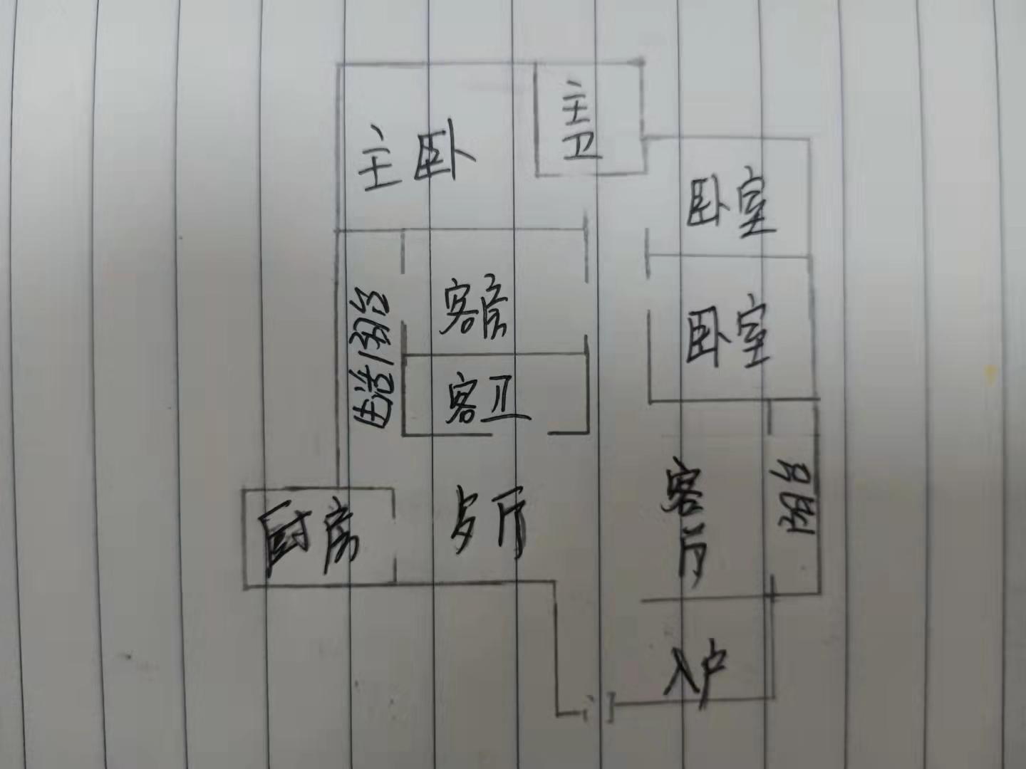 龙泉花园 4室2厅2卫 2300.0元/月 龙泉花园 4室2厅2卫 2300.0元/月户型图