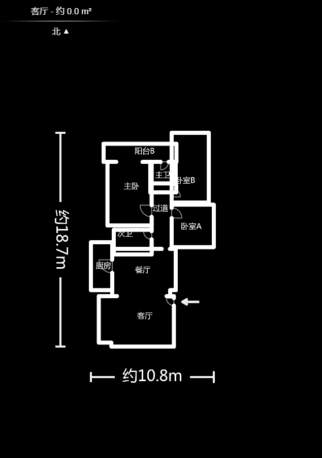 迎宾大厦  3室2厅2卫    166.0万户型图