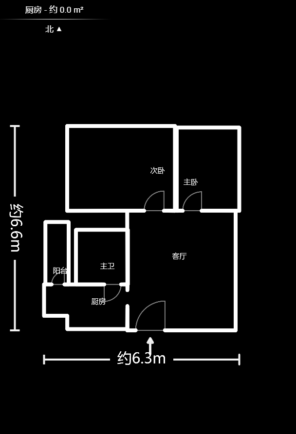 中建芙蓉工社  2室1厅1卫   50.00万户型图