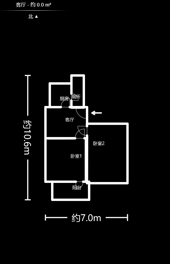 杜家塘小区  2室1厅1卫   48.00万户型图