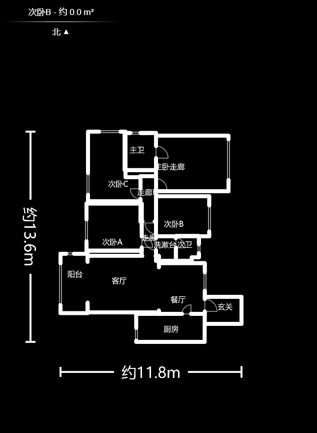 中建芙蓉嘉苑  4室2厅2卫    186.99万户型图
