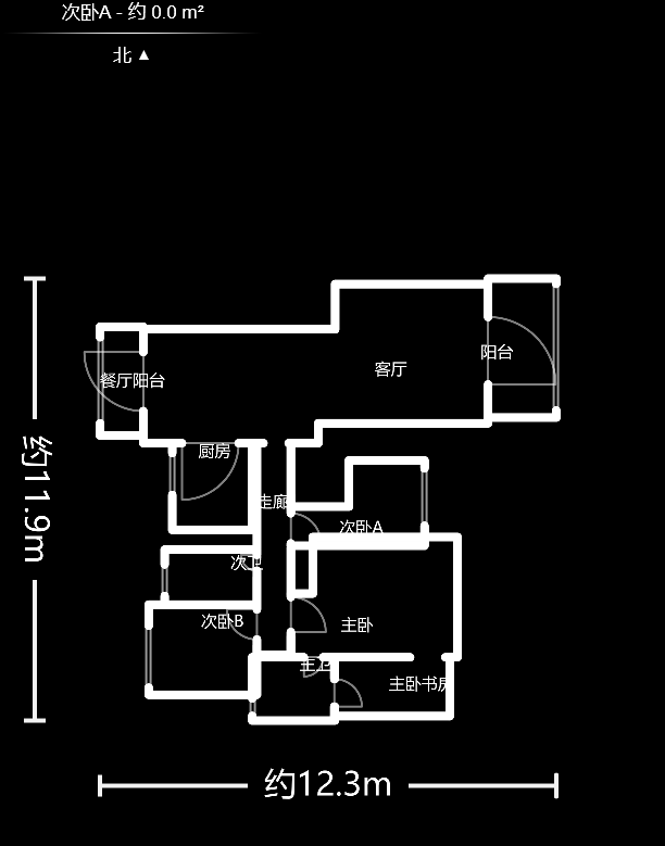 碧桂园威尼斯城  3室2厅2卫    79.88万户型图