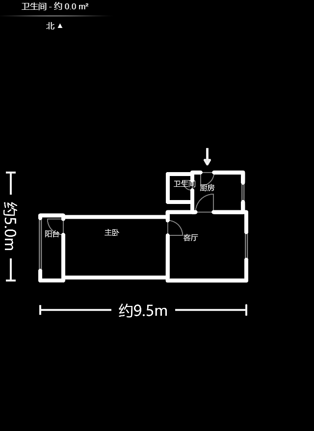 矿山研究院  1室1厅1卫    29.99万户型图