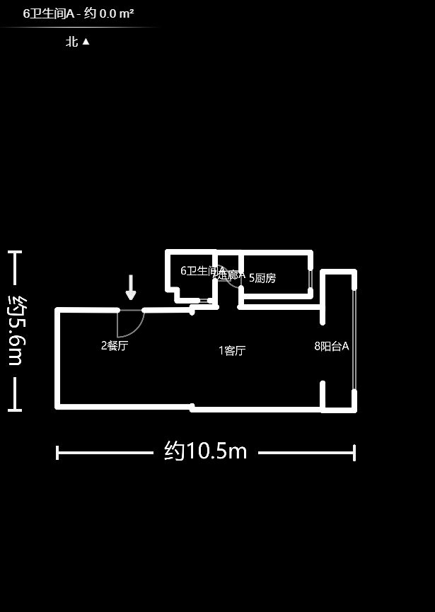 如果爱  1室1厅1卫    42.75万户型图