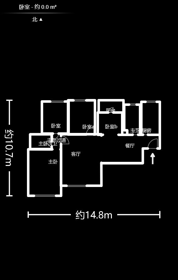 山水湾  3室2厅2卫   68.00万户型图