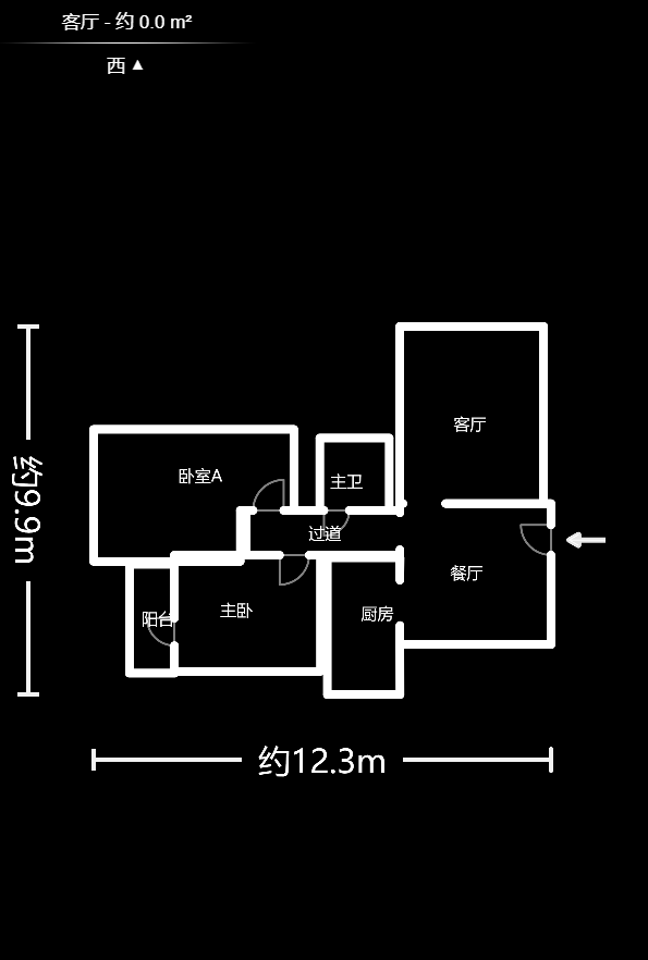 上東辛頓公寓 3室1廳1廚1衛(wèi) 85.00萬戶型圖