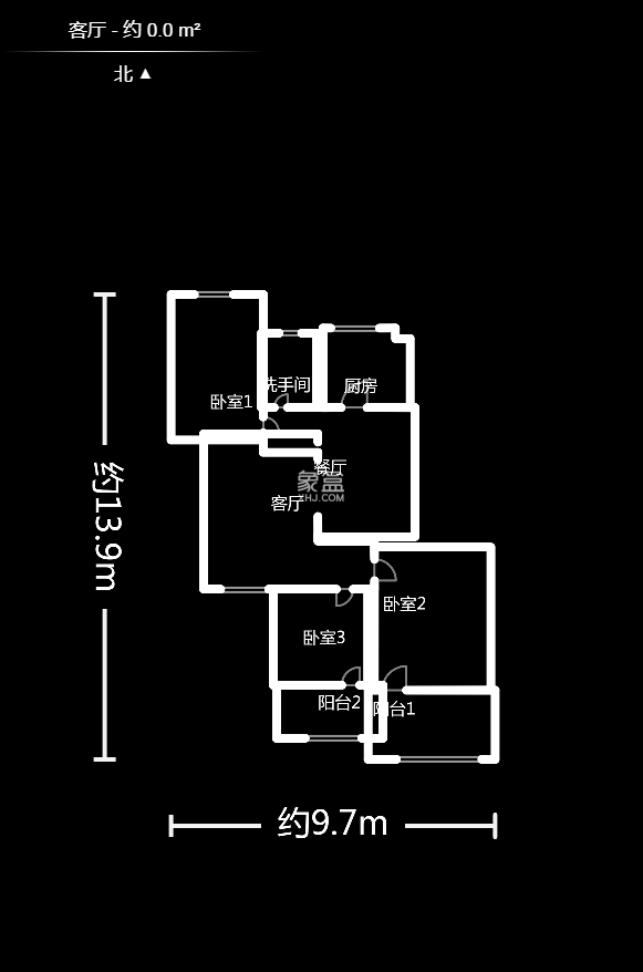 農(nóng)行小區(qū)（農(nóng)行宿舍）  3室2廳1衛(wèi)   95.00萬