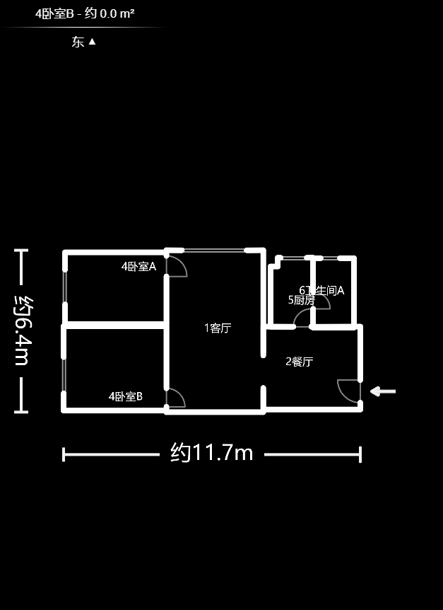 湘楚家园  2室2厅1卫    35.8万户型图