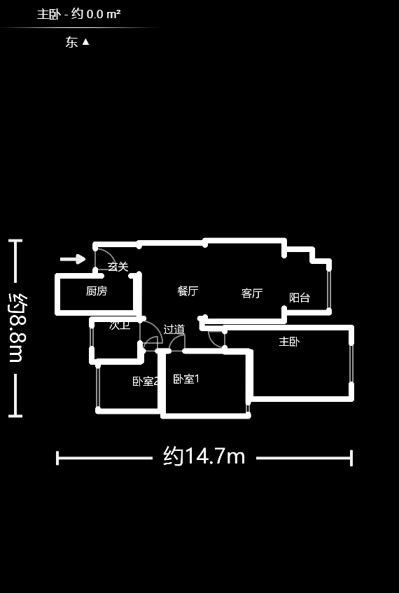 山水誉峰  3室2厅1卫    165.89万户型图