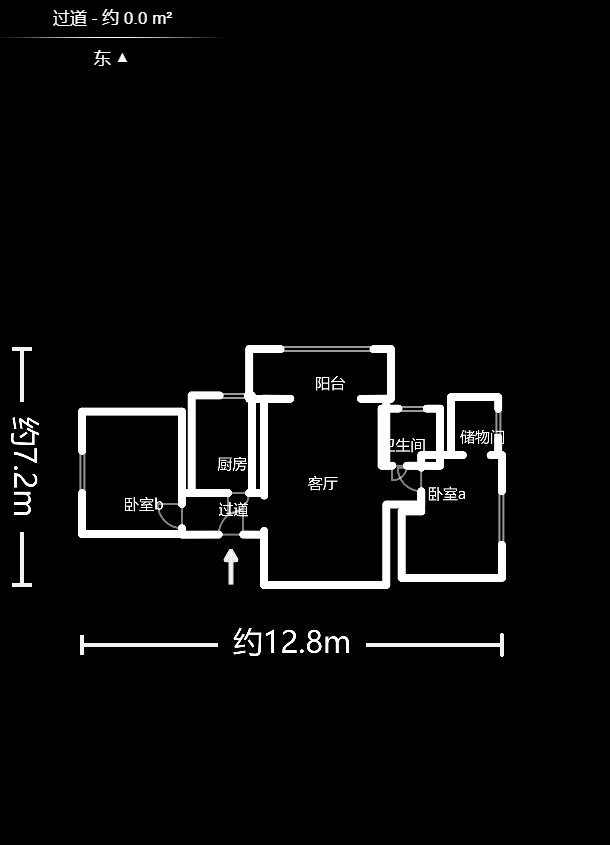 鄱阳小区  2室1厅1卫   50.00万户型图