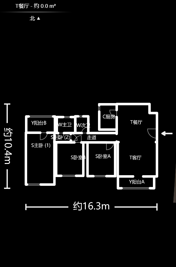 雅致名園  3室2廳2衛(wèi)    270.0萬戶型圖