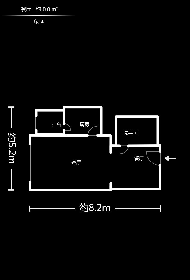 金领家族  1室1厅1卫    34.79万户型图