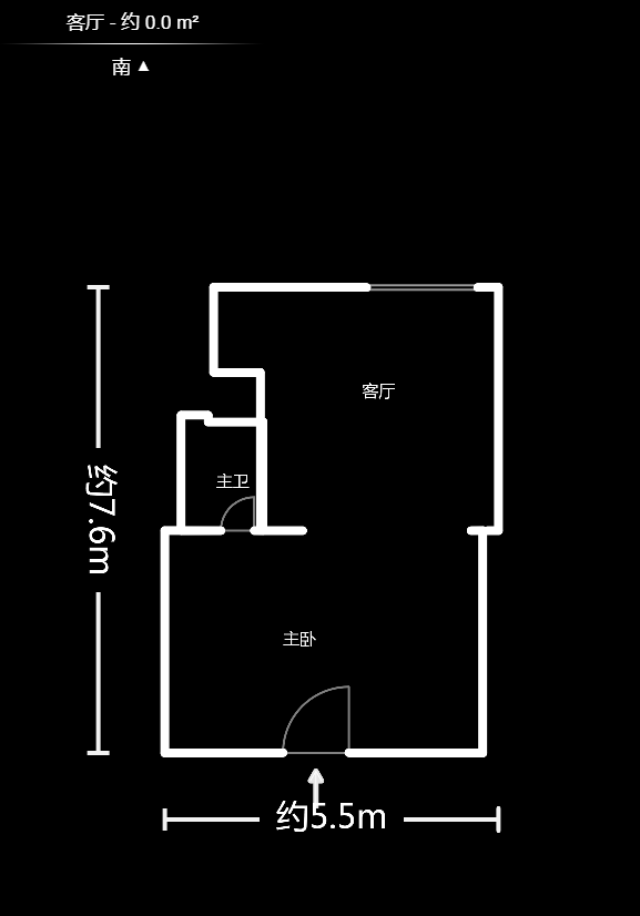 青年公寓  1室1廳1衛(wèi)    48.0萬戶型圖