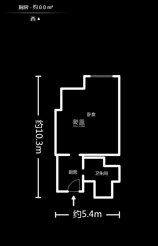 华远国际公寓  1室1厅1卫    89.8万户型图