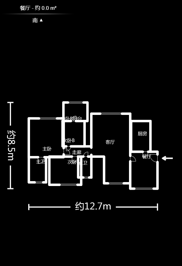 筑梦佳园  4室2厅1卫   102.00万户型图