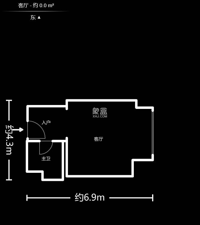 浏阳河畔家园  1室1厅1卫    22.98万户型图