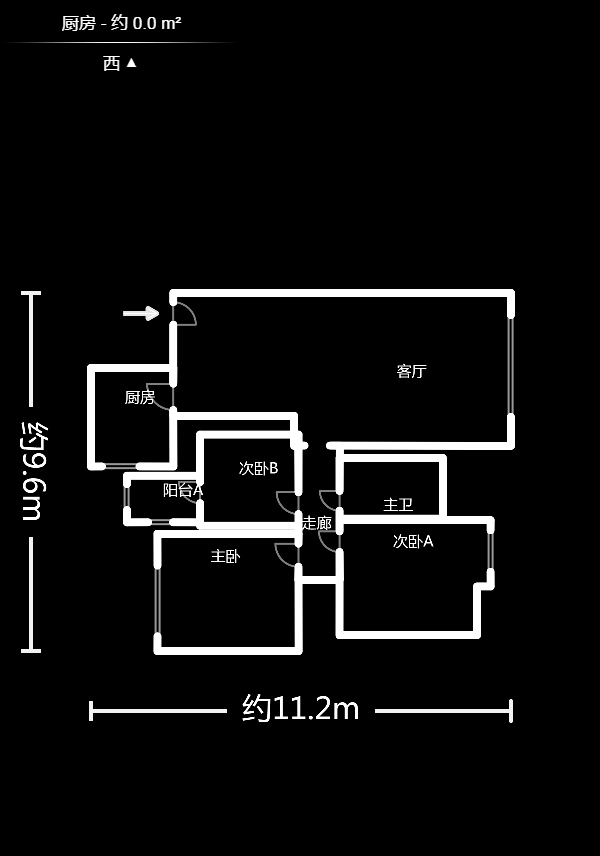 长盛岚庭  3室2厅2卫    115.0万户型图