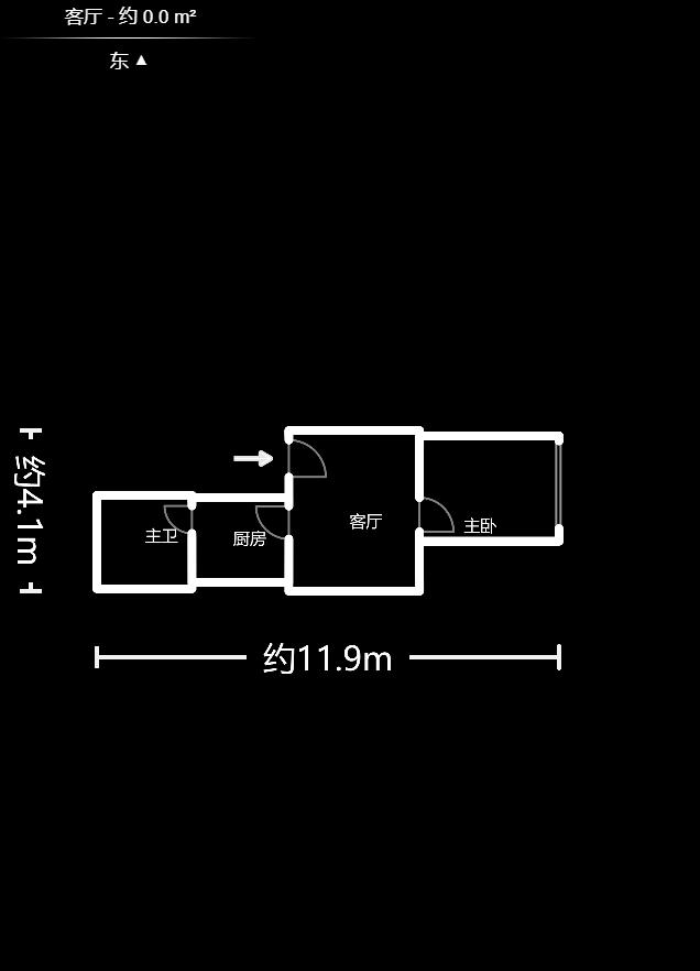 融圣国际  1室1厅1卫    37.8万户型图