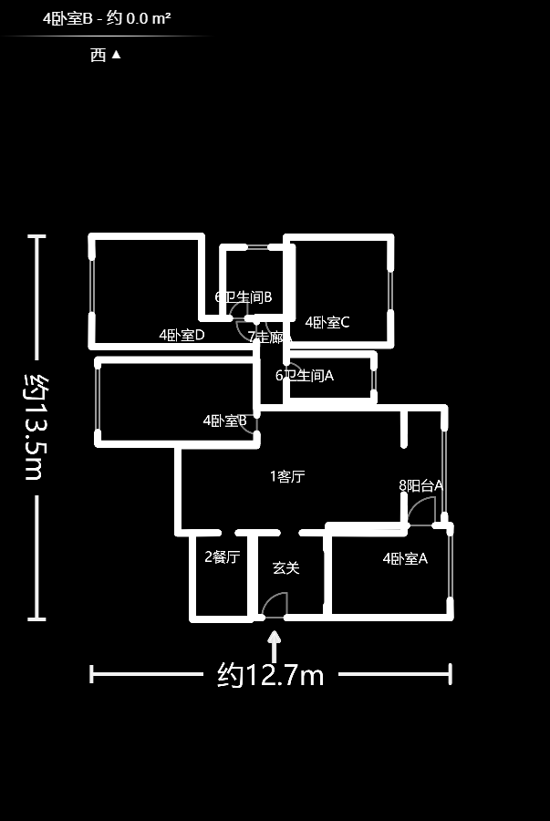 四方水岸(世方水岸)  3室2厅2卫    169.98万户型图