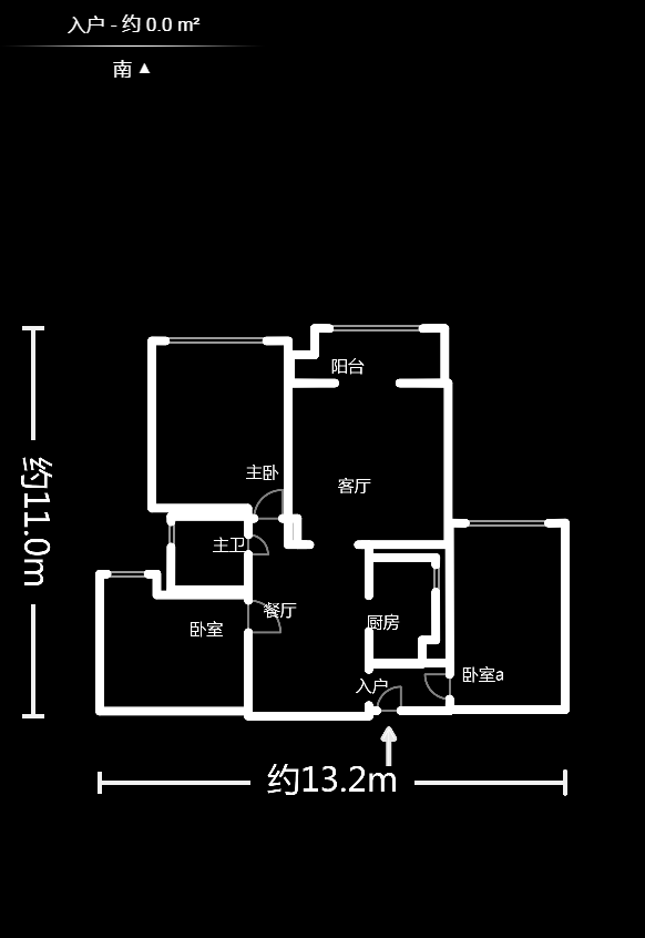 三一街区  3室2厅1卫    95.02万户型图