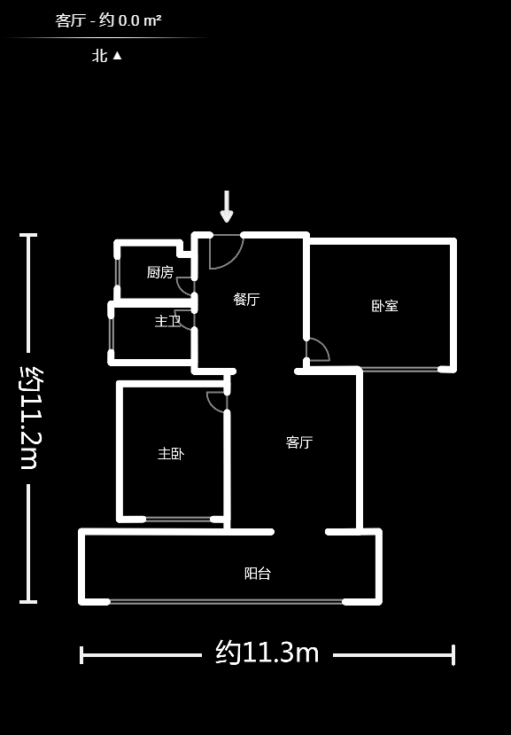 红橡华园(菲莎公馆) 2室2厅1卫 140.0万 红橡华园(菲莎公馆) 2室2厅1卫 140.0万户型图