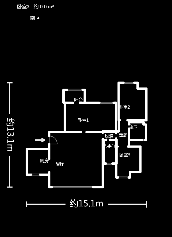 建發(fā)中央公園（建發(fā)美地）  4室2廳2衛(wèi)    295.0萬戶型圖