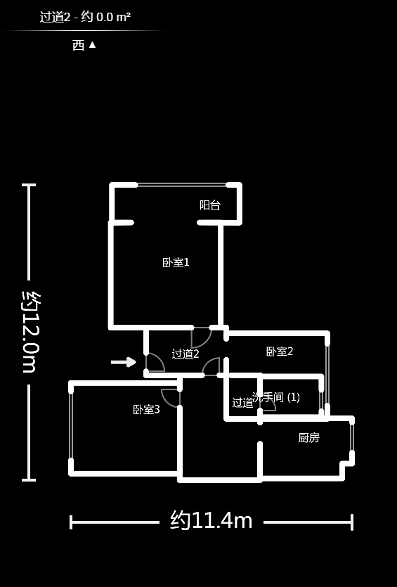 新世纪家园  3室1厅1卫   79.00万户型图
