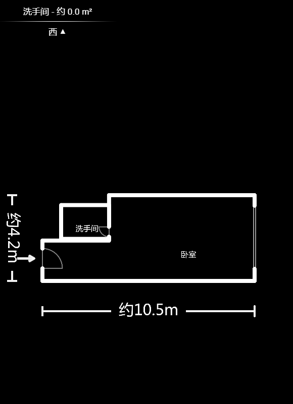 三重星都心  1室1厅1卫   40.80万户型图