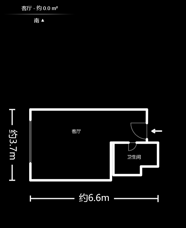 兆坤星悦荟 1室1厅1卫 24.0万 兆坤星悦荟 1室1厅1卫 24.0万户型图