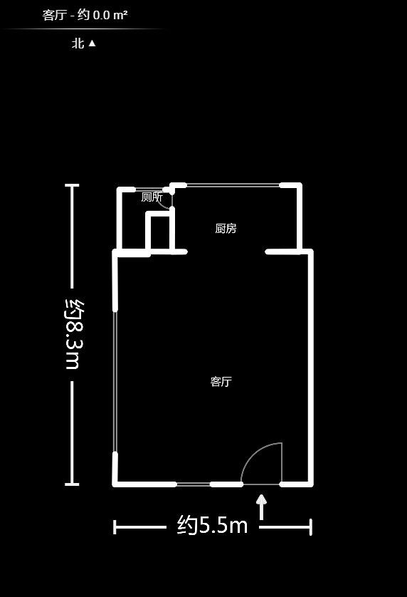 观湖公寓  1室1厅1卫   52.00万户型图