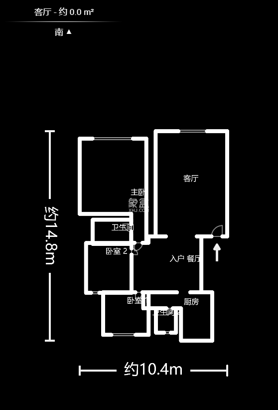 广福园 3室2厅2卫 68.0万 广福园 3室2厅2卫 68.0万户型图