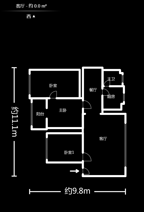 農(nóng)林水利局宿舍  3室2廳1衛(wèi)    55.0萬戶型圖