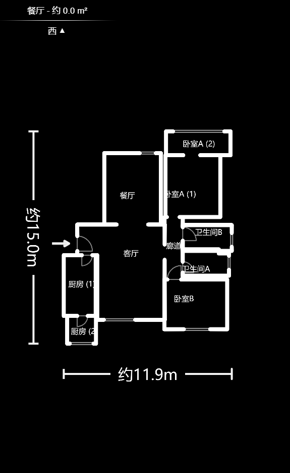 钱隆首府(福晟御园)  3室2厅2卫    170.0万户型图