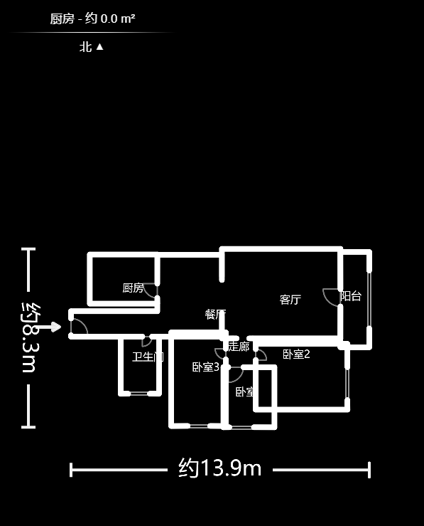 三景华御  3室2厅1卫    79.8万 三景华御  3室2厅1卫    79.8万户型图