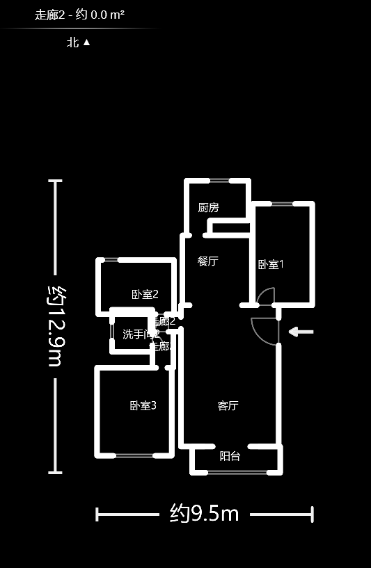 湘樟园小区（湘樟家园）  3室2厅1卫   71.00万户型图